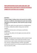 PMP CERTIFICATION STUDY GUIDE 2026-2027&colon; 200 PREMIUM EXAM QUESTIONS & DETAILED RATIONALES &lpar;PMBOK 8TH EDITION & ECO ALIGNED&rpar;