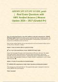 ARDMS SPI STUDY GUIDE guide &vert; Real Exam Questions with 100&percnt; Verified Answers &vert; Newest Update 2026 &ndash; 2027 &lpar;Graded A&plus;&rpar;&NewLine;&NewLine;
