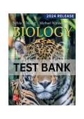 Test Bank Biology 2024 Release by Sylvia Mader