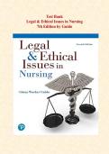 Test Bank for Legal & Ethical Issues in Nursing 7th Edition by Guido &ndash; 660 Exam Questions with Answers & Rationales &vert; Instant Download