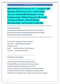 2026 HESI RN Exit Exam V4 &mdash; Complete 200-&NewLine;Question NGN Practice Test with Verified&NewLine;Answers and Detailed Rationales Across&NewLine;Fundamentals&comma; Medical-Surgical&comma; MaternalNewborn&comma; Pediatric&comma; Mental Health&comma;&NewLine;Pharmacology&comma; and Nursing Leadership