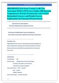 HESI RN EXIT EXAMS&period; 800 QUESTIONS WITH ANSWERS AND DETAILED RATIONALES TO HELP YOU ACE YOUR HESI EXIT EXAMS&period; LATEST UPDATE 2026