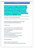 PACKAGE DEAL FOR NUR 257 Exam Concepts of Aging & Chronic Illness&colon; Comprehensive 600-Question Color-Coded Examination with Evidence-Based Answers and Detailed Rationales for Gerontological Nursing&comma; Chronic Disease Management&comma; Pharmacological Consideration