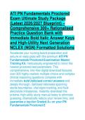 ATI PN Fundamentals Proctored Exam Ultimate Study Package &lpar;2026&sol;2027&rpar; &vert; 300&plus; NGN Q&As