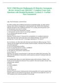 WGU C960 Discrete Mathematics II Objective Assessment Review Actual Exam 2026&sol;2027 &vert; Complete Exam-Style Questions with Detailed Rationales &vert; Graded A&plus; Verified &ndash; Pass Guaranteed