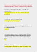 ORANGETHEORY FITNESS &lpar;OTF&rpar; COACH CERTIFICATION &ndash; COMPLETE &NewLine;EXAM QUESTIONS WITH CORRECT ANSWERS ASSURED PASS 2026&sol;27