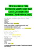 NCC Electronic Fetal  Monitoring Certification 