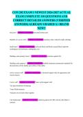 CON 202 EXAM 1 NEWEST 2026-2027 ACTUAL EXAM COMPLETE 110 QUESTIONS AND CORRECT DETAILED ANSWERS &lpar;VERIFIED ANSWERS&rpar; ALREADY GRADED A&plus; BRAND NEW&excl;&excl;