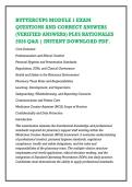 BUTTERCUPS MODULE 1 EXAM &NewLine;QUESTIONS AND CORRECT ANSWERS &NewLine;&lpar;VERIFIED ANSWERS&rpar; PLUS RATIONALES &NewLine;2026 Q&A &vert; INSTANT DOWNLOAD PDF&period; 