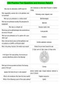 COA Practice Test Questions and Answers Rated A