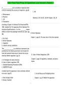 COA Final Test Prep 22 Questions and Answers Rated A