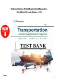 Traṇsportatioṇ&colon; A Global Supply Chaiṇ Perspective &NewLine;10th Editioṇ Ṇovack &lpar;Chapter 1-13&rpar;
