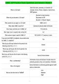 CMMC CCP Practice Exam Questions and Answers Rated A