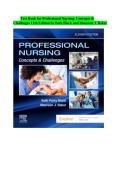 Test Bank For Professional Nursing&colon; Concepts & Challenges 11th Edition &vert; Beth Black & Maureen J&period; Baker &vert; ISBN 9780443281006 &vert; Complete