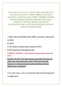 NENA ENP EXAM ACTUAL 2026&sol;2027 HIGH YIELD PRACTICE QUESTIONS AND STUDY GUIDE COMPLETE ACCURATE EXAM REAL QUESTIONS AND CORRECT VERIFIED ANSWERS WITH DETAILED RATIONALES &lpar;RELIABLE SOLUTIONS&rpar; CURRENTLY UPDATED VERSION 2026 EDITION &vert;GUARANTEED PASS A&plus; &vert;JUST 