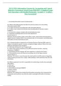 WGU D561 Information Systems for Accounting and Control Objective Assessment Actual Exam 2026&sol;2027 &vert; Complete Exam-Style Questions with Detailed Rationales &vert; Graded A&plus; Verified &ndash; Pass Guaranteed