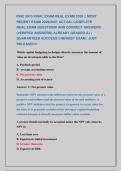 FINC 3610 FINAL EXAM REAL EXAM 2026 &vert;&vert; MOST &NewLine;RECENT EXAM 2026&vert;2027 ACTUAL COMPLETE          &NewLine;REAL EXAM QUESTIONS AND CORRECT ANSWERS &NewLine;&lpar;VERIFIED ANSWERS&rpar; ALREADY GRADED A&plus; &vert; &NewLine;GUARANTEED SUCCESS&excl;&excl; NEWEST EXAM &vert; JUST &NewLine;RELEASED&excl;&excl;