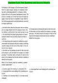 Capstone Exam Test Questions and Answers Rated A