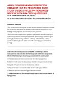 ATI PN COMPREHENSIVE PREDICTOR 2026&sol;2027 &vert; ATI PN PROCTORED EXAM STUDY GUIDE & NCLEX-PN READINESS REVIEW WITH PRACTICE QUESTIONS