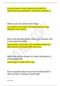 PHN 102 EXAM 4 STUDY GUIDE WITH COMPLETE &NewLine;QUESTIONS AND ANSWERS&sol;&sol; VERIFIED&sol;&sol; GRADED A&plus;