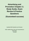 Advertising and Promotion Chapter 2 &vert; Study Guide&comma; Exam Review & Practice Questions