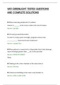 VATI GREENLIGHT TESTED QUESTIONS&NewLine;AND COMPLETE SOLUTIONS