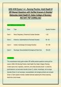 NSG 4100 EXAMS 1&ndash;4 & FINAL BUNDLE &lpar;2026&sol;2027&rpar; &vert; Adult Health III &sol; Med-Surg Complete Practice Test Bank &plus; Detailed Rationales