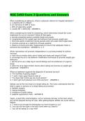 NSG 3450 Exam 3 Questions and Answers&period;