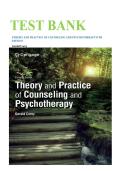 Test Bank for Theory and Practice of Counseling and Psychotherapy 11th Edition by Gerald Corey 