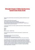 Sherpath Chapter 25 Male Genitourinary System Exam Study Guide