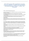 WGU C854 Capstone CPE Comprehensive Assessment Actual Exam 2026&sol;2027 &vert; Complete Exam-Style Questions with Detailed Rationales &vert; Graded A&plus; Verified &ndash; Pass Guaranteed