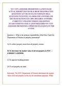 NYC CITY ASSESSOR &lpar;PROMOTION&rpar; LATEST EXAM ACTUAL 2026&sol;2027 TEST BANK & HIGH YIELD PRACTICE QUESTIONS ACCURATE EXAM COMPLETE REAL QUESTIONS WITH WELL ELABORATED ANSWERS AND DETAILED RATIONALES &lpar;100&percnt; RELIABLE ANSWERS&rpar; CURRENTLY UPDATED VERSION 2026 EDITION 
