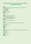 MKT 3401 MODULE 1-4 UPDATED ACTUAL QUESTIONS&NewLine;AND CORRECT ANSWERS