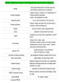 BCOR 2304 Final Exam Test Questions and Answers Rated A
