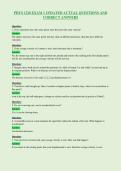 PHYS 1220 EXAM 1 UPDATED ACTUAL QUESTIONS AND&NewLine;CORRECT ANSWERS