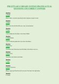 PNB 2275 LAB 9&colon; URINARY SYSTEM UPDATED ACTUAL&NewLine;QUESTIONS AND CORRECT ANSWERS