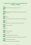 PPE3003 EXAM 1 UPDATED ACTUAL QUESTIONS AND&NewLine;CORRECT ANSWERS