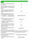 ACI Concrete Field-Testing Technician- Grade I Test Questions and Answers&NewLine;Rated A