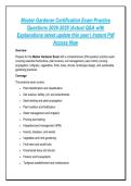 Master Gardener Certification Exam Practice &NewLine;Questions 2026-2028 &vert;Actual Q&A with &NewLine;Explanations latest update this year &vert; Instant Pdf &NewLine;Access Now 