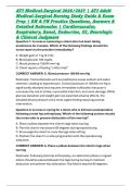 ATI Medical-Surgical 2026&sol;2027 &vert; ATI Adult Medical-Surgical Nursing Study Guide & Exam Prep &vert; RN & PN Practice Questions&comma; Answers & Detailed Rationales &vert; Cardiovascular&comma; Respiratory&comma; Renal&comma; Endocrine&comma; GI&comma; Neurologic & Clinical Judgment