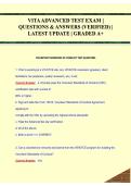 VITA Advanced Test Exam Study Guide & Review &vert; VITA Advanced Test Prep