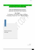 WGU C237 Taxation Questions & Answers Bundle &vert; Study Guide & Exam Prep &vert; Latest Update
