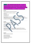 NUR 283 FINAL &sol;MIDTERM EXAM 2026-2027&ndash; Transition to Registered Nursing Practice With Medical Surgical Nursing &sol; Leadership & Management Exam &vert; Actual Questions & Correct Answers with Rationales &vert; A&plus; Graded &vert; Pass Guaranteed