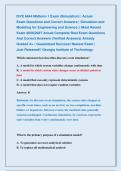 ISYE 6644 Midterm 1 Exam &lpar;Simulation&rpar; &vert; Actual             &NewLine;Exam Questions and Correct Answers &vert; Simulation and &NewLine;Modeling for Engineering and Science &vert;&vert; Most Recent &NewLine;Exam 2026&vert;2027 Actual Complete Real Exam Questions &NewLine;And Correct Answers &lpar;Verified Ans