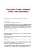 Sherpath Ch&period;20 Heart And Neck Vessels Exam Latest Update