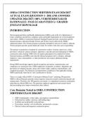 OSHA CONSTRUCTION MIDTERM EXAM 2026&sol;2027 &NewLine;ACTUAL EXAM &lbrack;QUESTION 1- 200&rsqb; AND ANSWERS &NewLine;UPDATED 2026&sol;2027&vert; 100&percnt; VERIFIED&vert;DETAILED &NewLine;RATIONALES &ndash;PASS GUARANTEED A&plus; GRADED &NewLine;&vert;INSTANT DOWNLOAD 