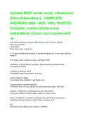 Updated BSEP Words & Vocabulary Questions 2024&ndash;2025 &vert; Exam Review & Study Guide