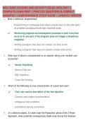 WGU D385 Logging & Security Issues 2026&sol;2027 &vert; Complete Exam Prep &vert; Practice Questions & Answers &vert; Comprehensive Study Guide
