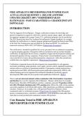 FIRE APPARATUS DRIVER&sol;OPERATOR PUMPER EXAM &NewLine;ACTUAL EXAM &lbrack;QUESTION 1- 200&rsqb; AND ANSWERS &NewLine;UPDATED 2026&sol;2027&vert; 100&percnt; VERIFIED&vert;DETAILED &NewLine;RATIONALES &ndash;PASS GUARANTEED A&plus; GRADED &vert;INSTANT &NewLine;DOWNLOAD 