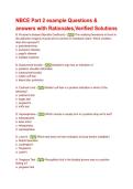 NBCE Part II Practice Questions & Answers &vert; Verified Solutions&comma; Rationales & Exam Review